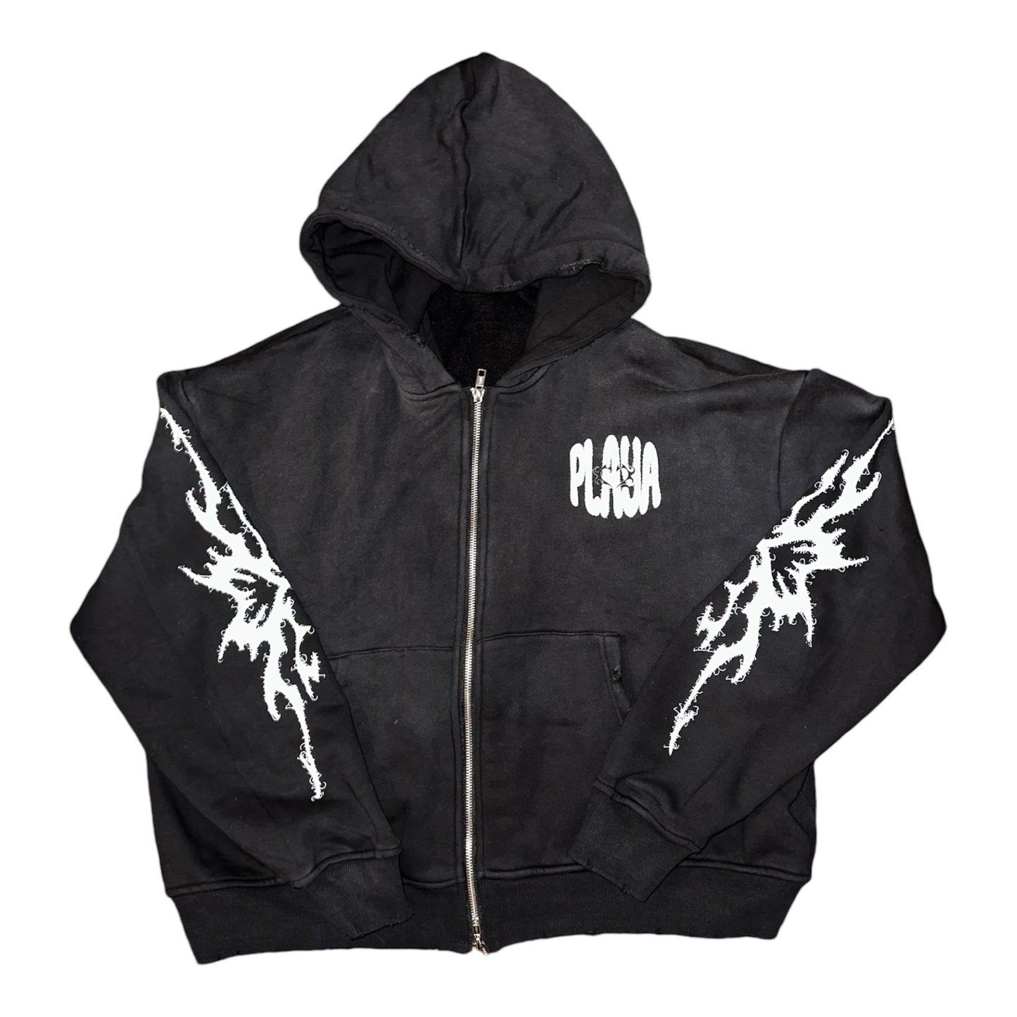 Too Playa Foreal Flame Zip hoodie