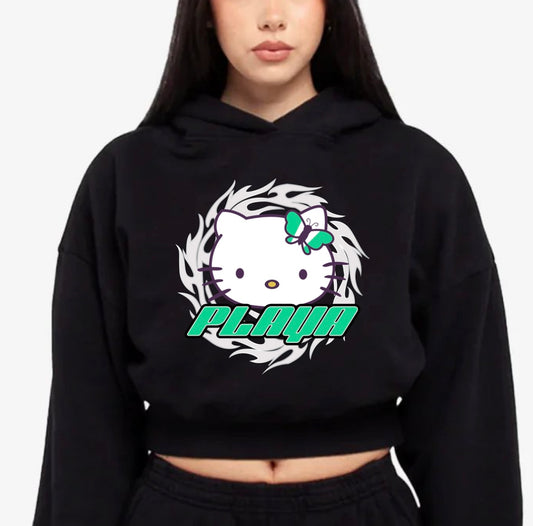 Naija Babe playa kitty hoodie